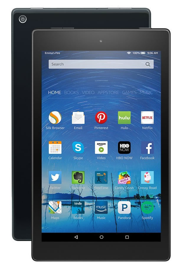 read library books on kindle fire