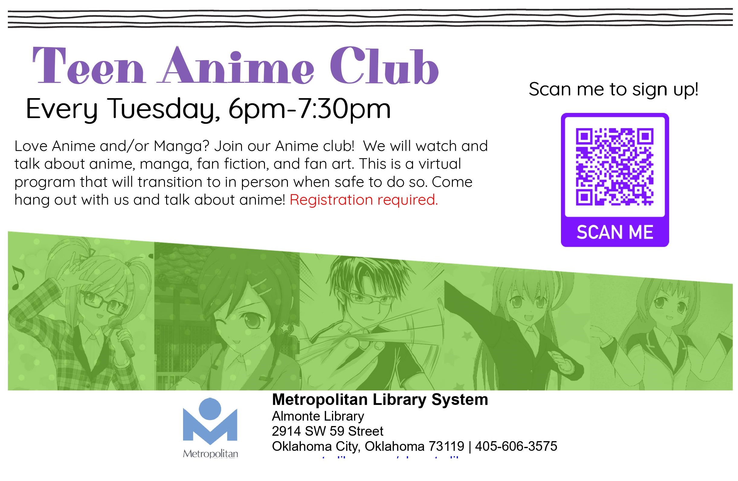 Anime Club: Feb. 16  Lackawanna County Library System