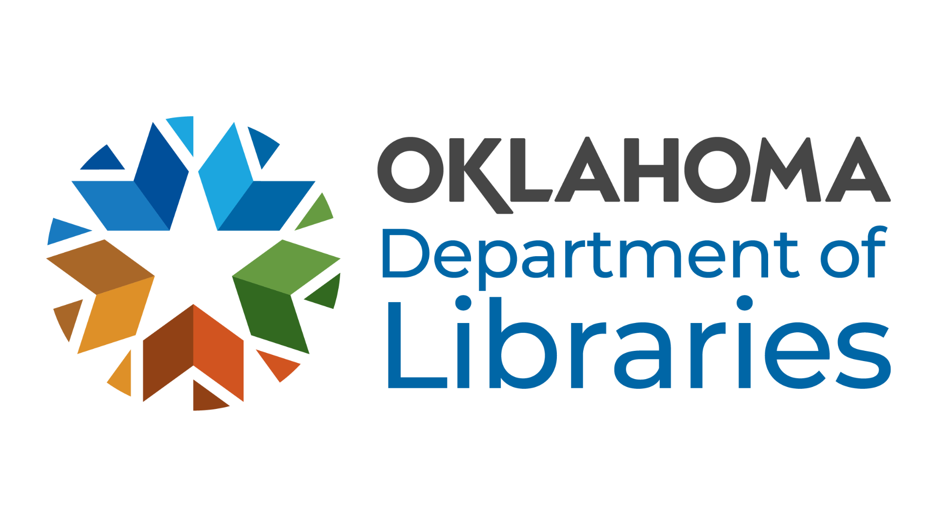 Oklahoma Department of Libraries logo.