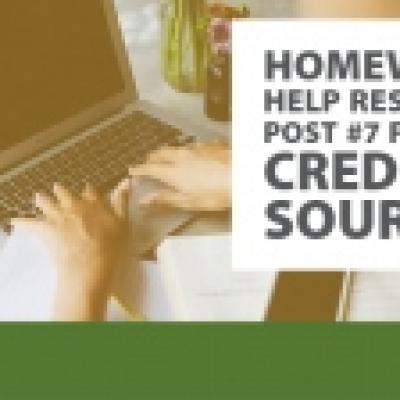 Homework Help Resource Post #7: Finding Credible Resources for Research Papers