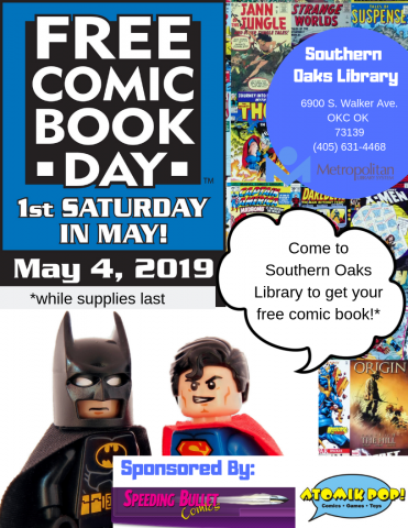 Free Comic Book Day at Southern Oaks Library