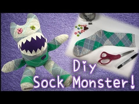 Oddities & Curiosities in October: Sew Your Own Sock Monster ...