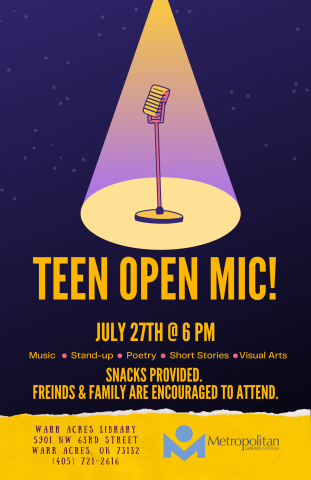 Teen Open Mic July