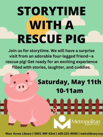 Storytime with a Rescue Pig