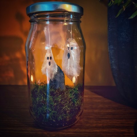 ghost in jar