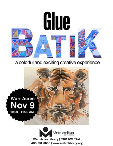 Glue Batik - a colorful and exciting creative experience