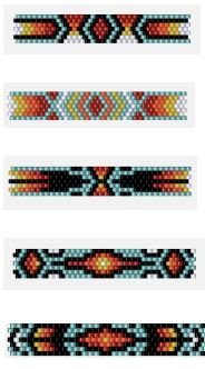 Cherokee beaded band