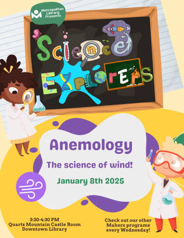 This month's science is Anemology: the scientific study of wind!