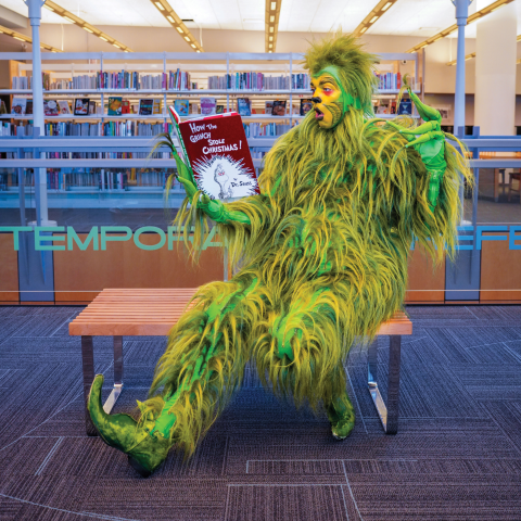 The Grinch in the Touring Company of Dr. Seuss’ How The Grinch Stole Christmas! The Musical.