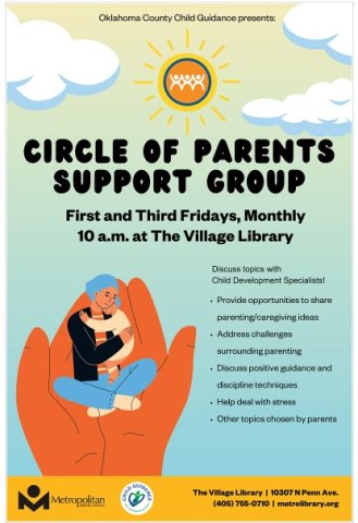 Circle of Parents Support Group Flyer