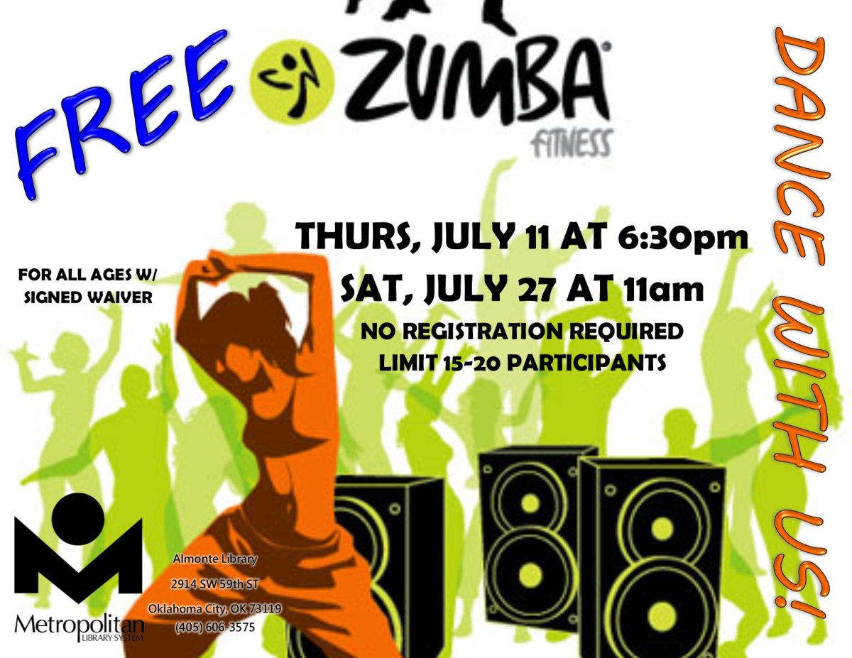 FREE ZUMBA! FOR ALL AGES W/SIGNED WAIVER. LIMIT 15-20