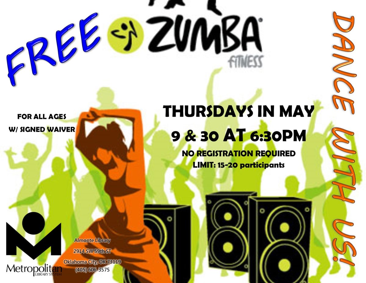 FREE ZUMBA! FOR ALL AGES W/SIGNED WAIVER. LIMIT 15-20