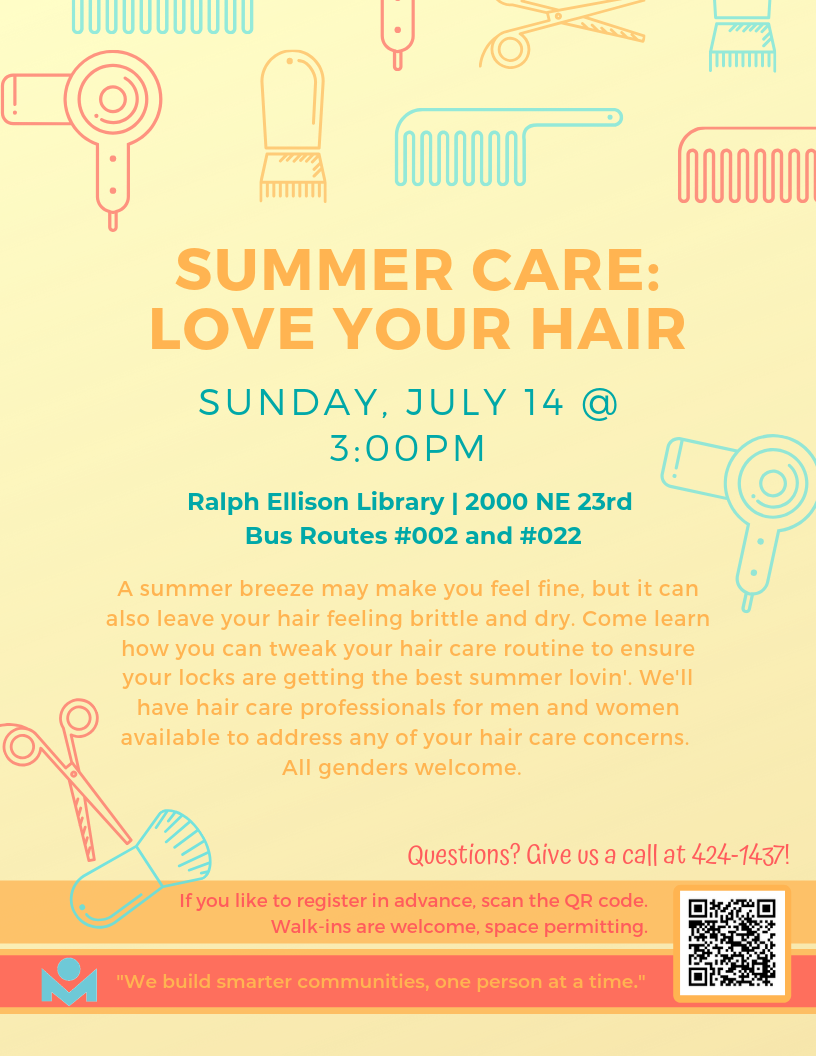 Summer Care: Love Your Hair flyer!