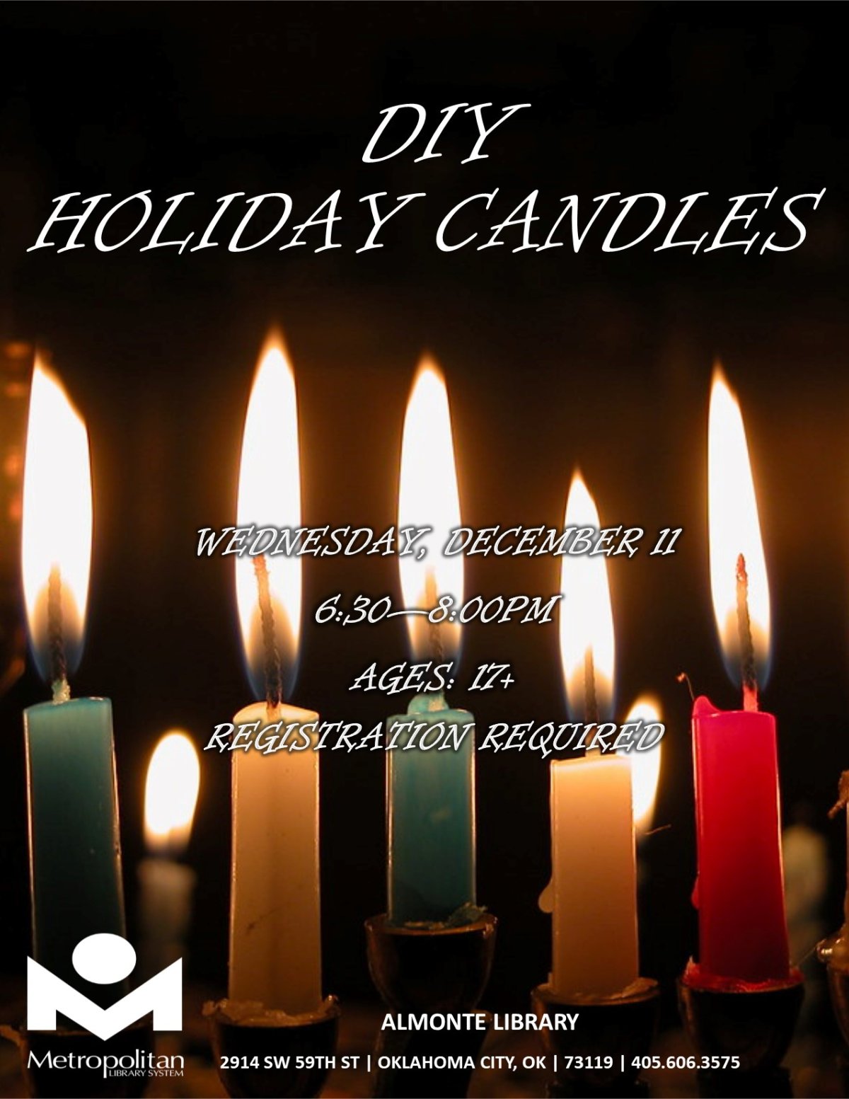 DIY HOLIDAY CANDLES