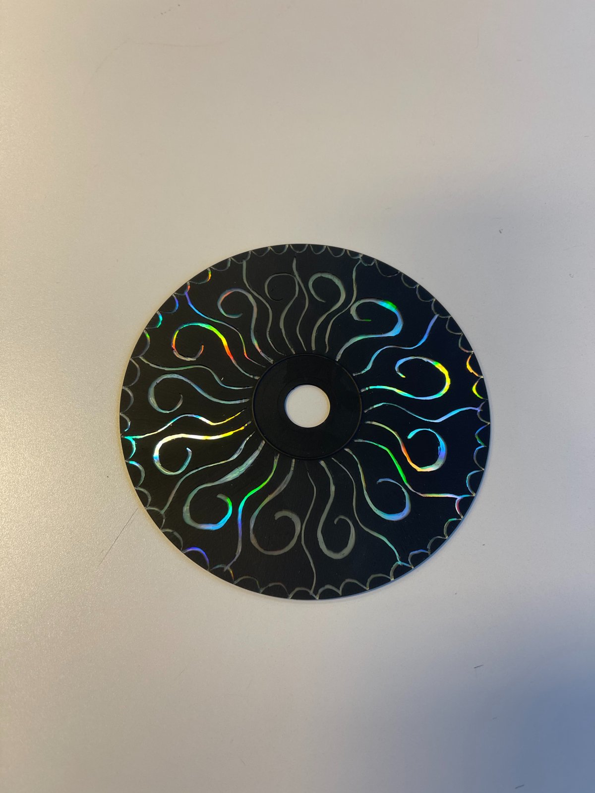 CD Scratch Art