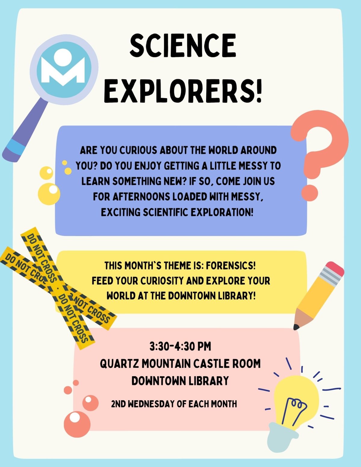 Science Explorers 3:30-4:30