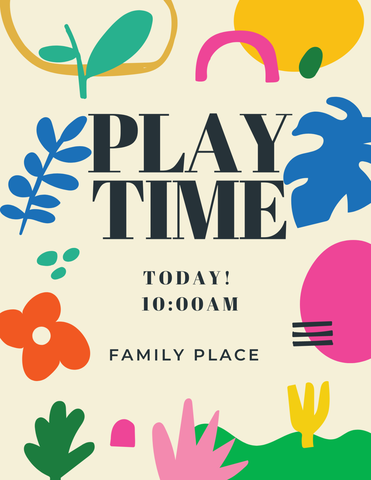 Playtime flier