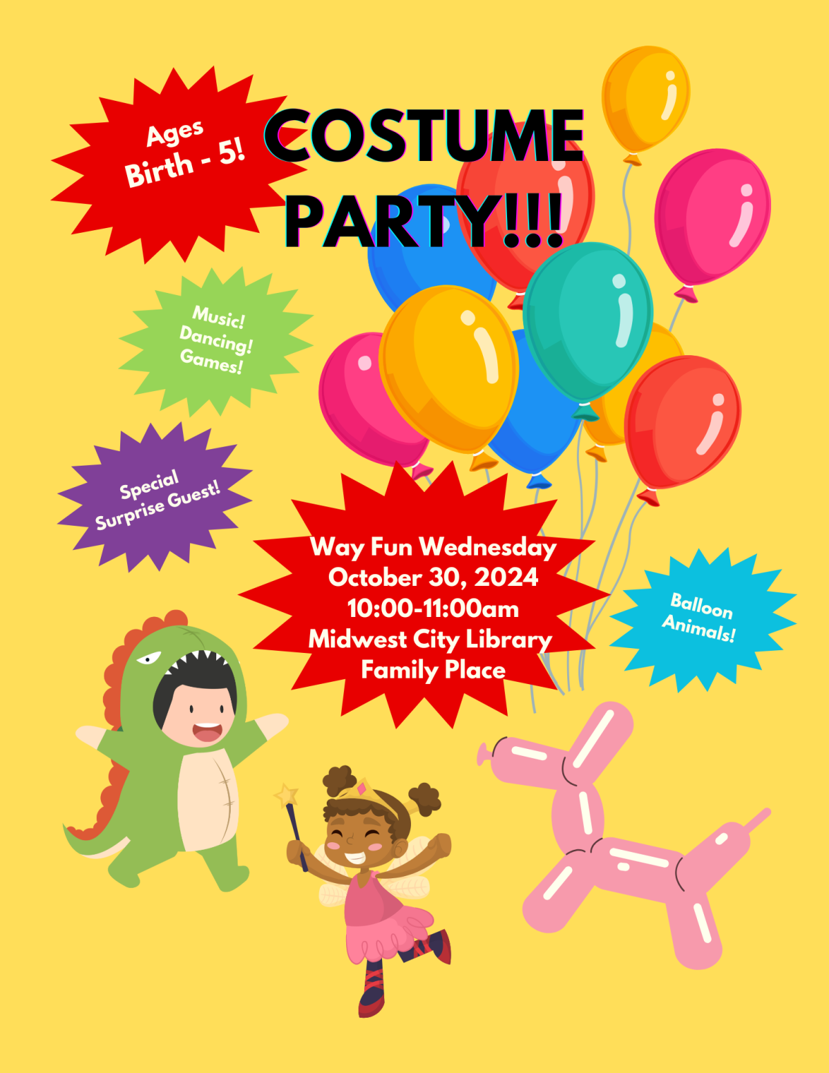 Costume party flyer