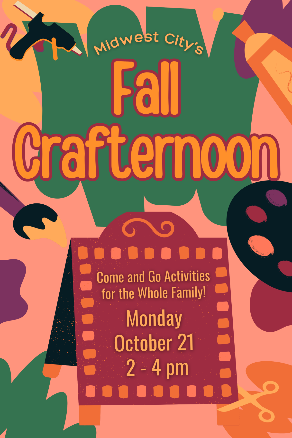 Fall Crafternoon poster