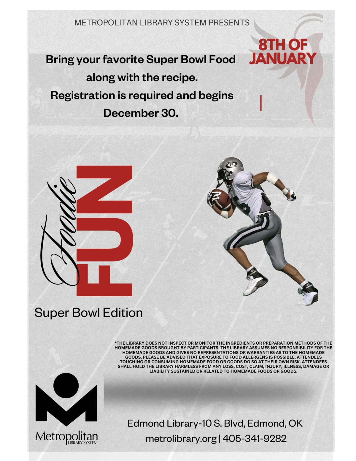 Football player, Super Bowl foods