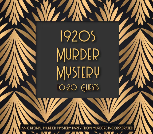 The promotion image for the 1920s Murder Mystery