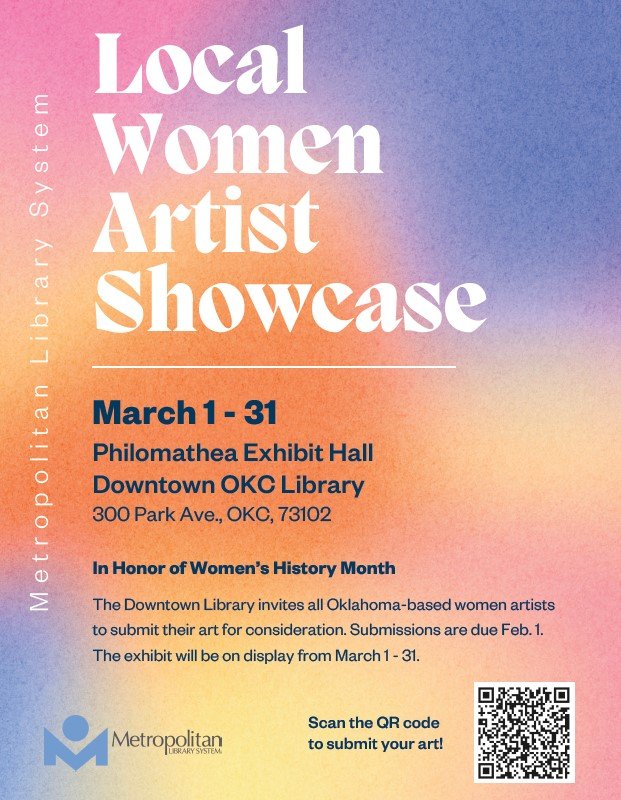 Local Women Artist Showcase Poster