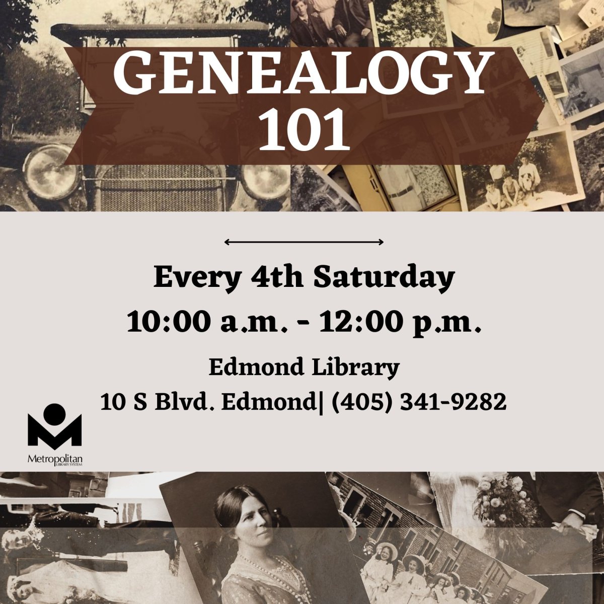 Genealogy 101 poster