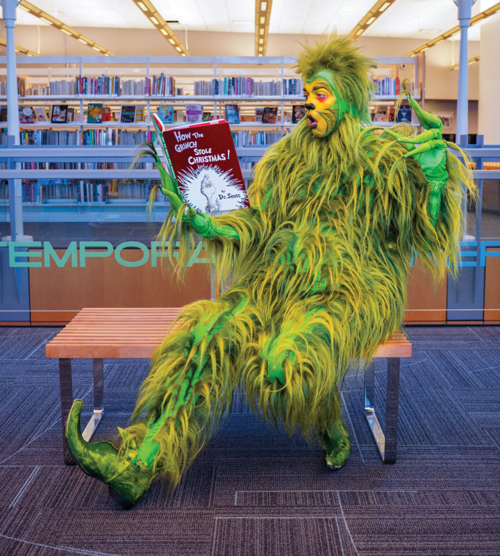 The Grinch in the Touring Company of Dr. Seuss’ How The Grinch Stole Christmas! The Musical.